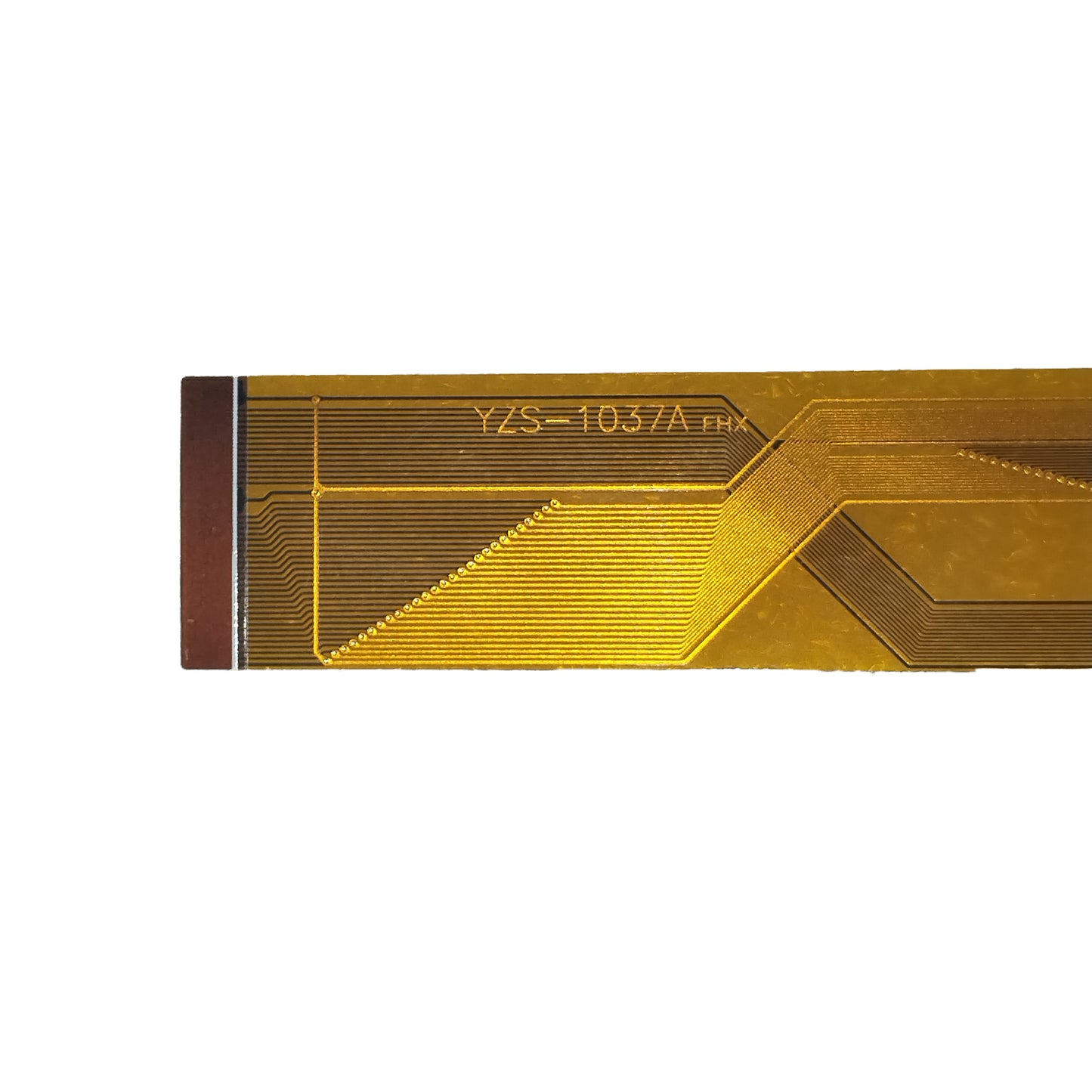 YZS-1037A touch panel flex cable ribbon connector detail