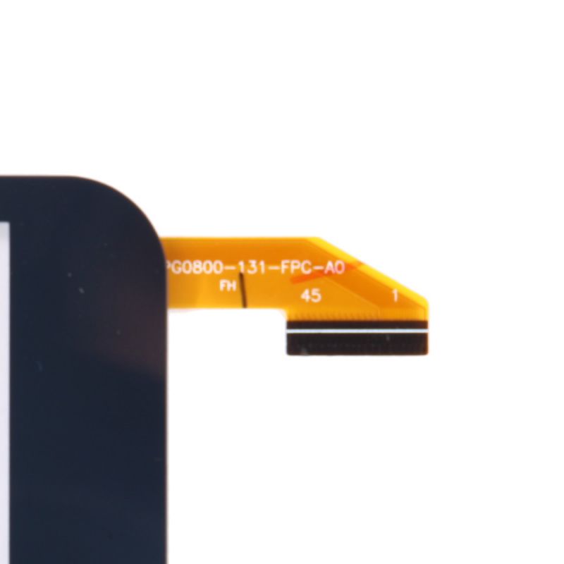 Close-up view of the internal flex cable for DEXP Ursus B38 to verify connector pins and hardware version