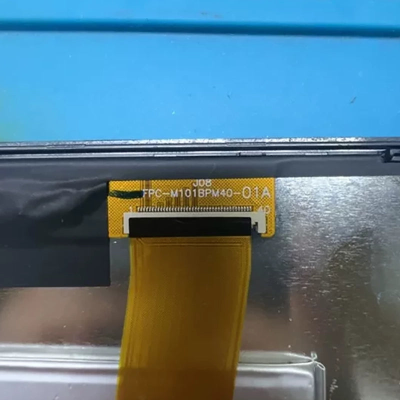 FPC-M101BPM40-01A LCD flex ribbon cable code close up