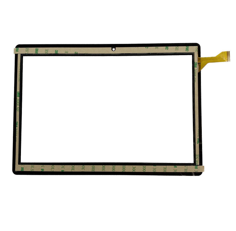Rear side of the 10.1 inch touch screen digitizer for MJK-PG101-1636 showing ribbon cable layout
