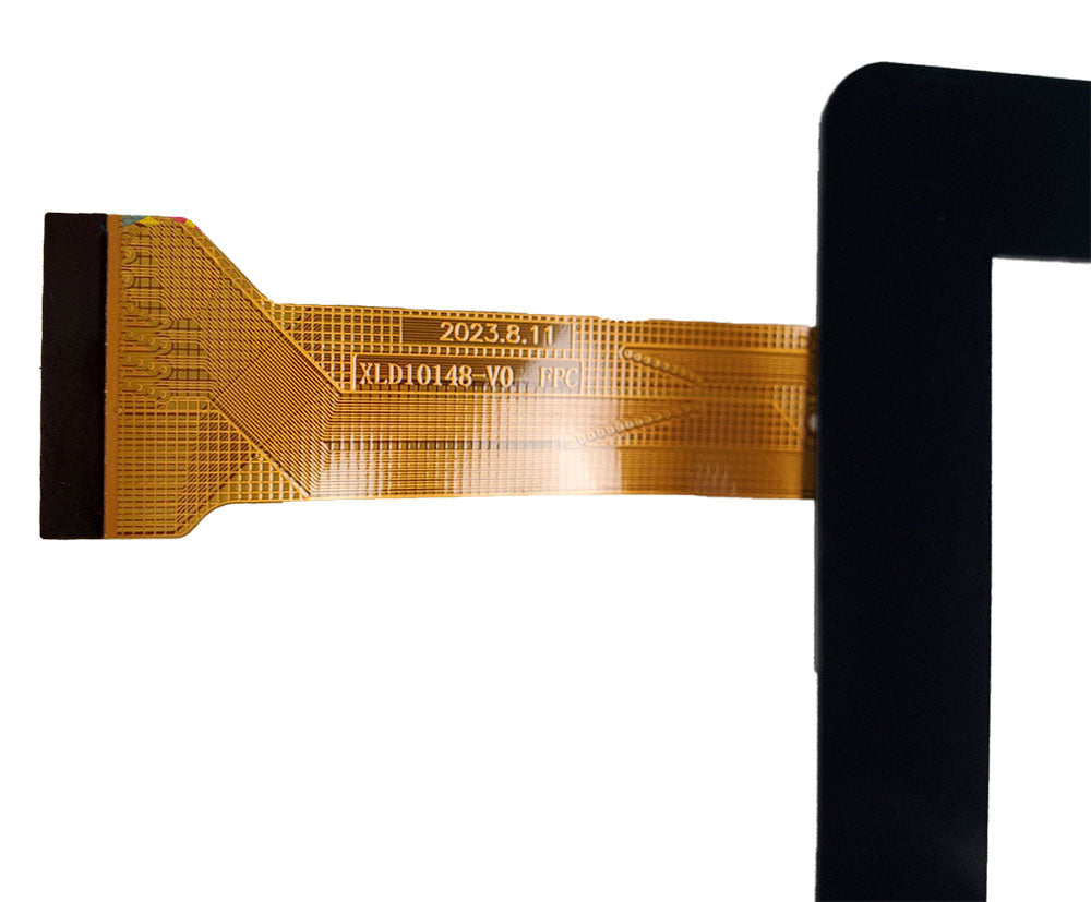 Close-up view of the internal flex cable showing the XLD10148-V0 code to verify connector pins and hardware version