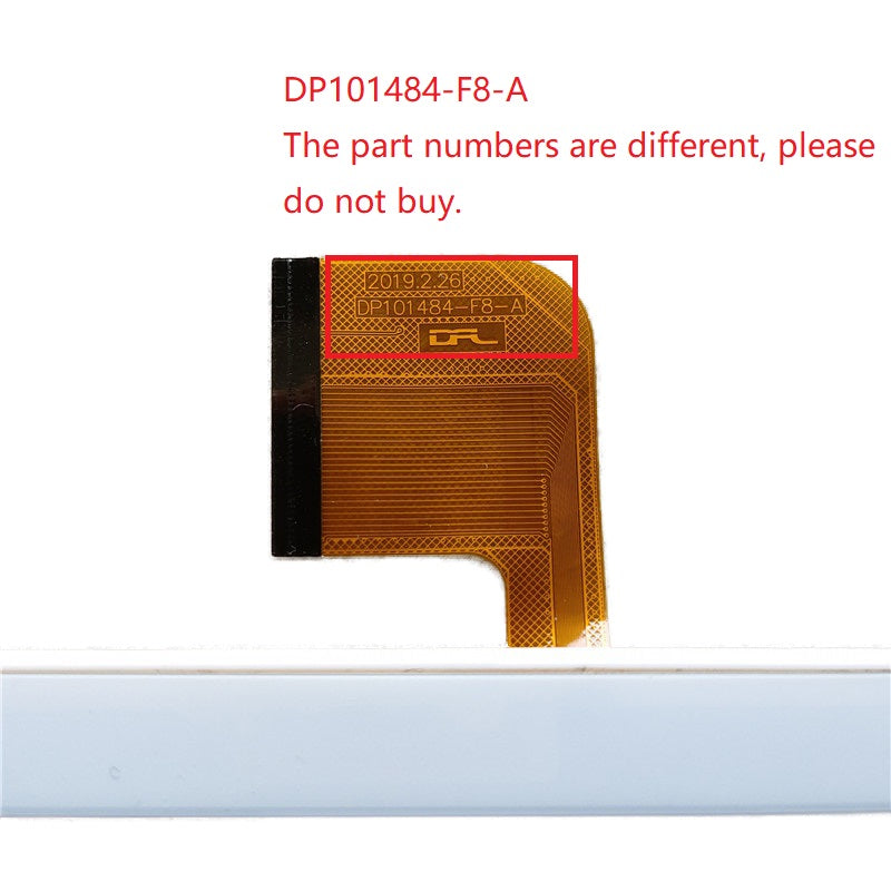 DP101484-F8-A 10.1 Inch Touch Screen Panel Digitizer Glass Replacement