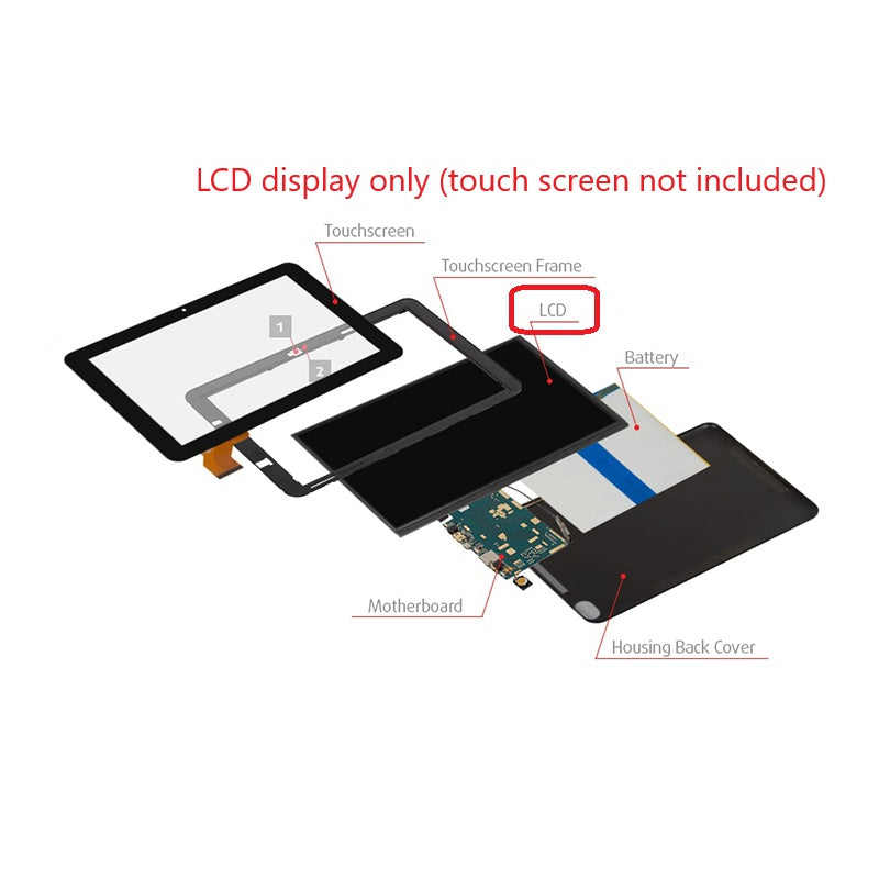 For LNMBBS P30 Tablet 10.1 Inch Touch Screen Panel Digitizer Glass