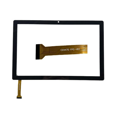 Front view of 10.1" touch screen digitizer for CX447D FPC-V01