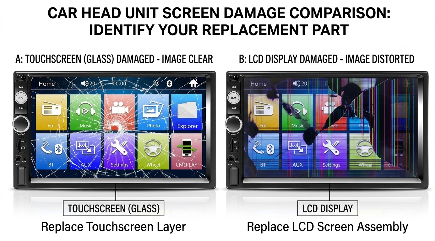 For Pioneer AVH-X390BT 6.2" Car Stereo Touch Screen Replacement