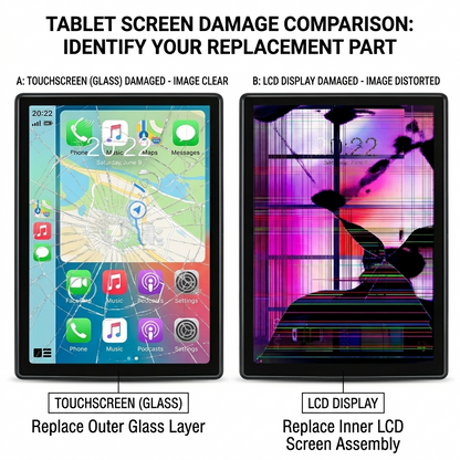 10.1" Touch Screen Digitizer for Hot pepper Puya AP40 Tablet