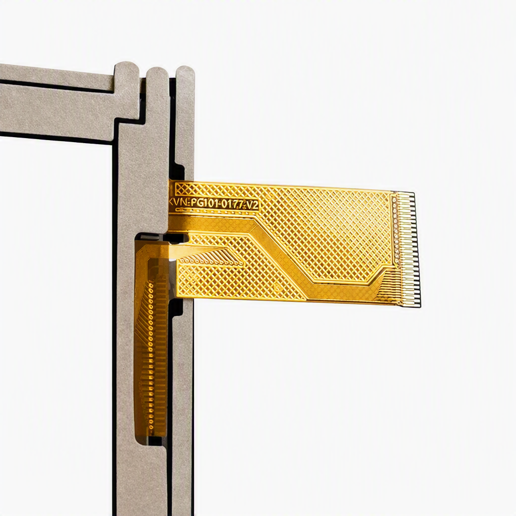 Flex cable FPC connector detail for KVN-PG101-0177-V2 touch screen digitizer replacement