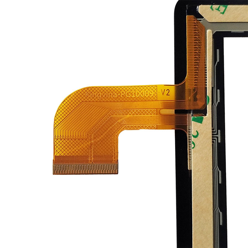 Kingvina-PG10009-v2 touch panel flex cable and ribbon connector detail