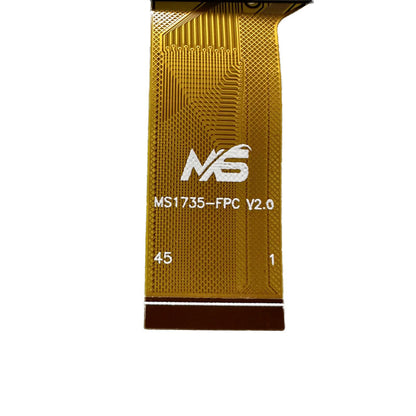 MS1735-FPC V2.0 cable markings and ribbon connector detail