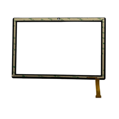 Rear side of the 10.1 inch touch screen digitizer for MS2198-FPC V1.0 showing ribbon cable layout