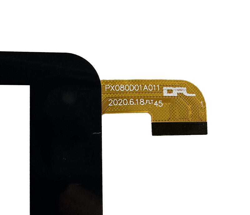 PX080D01A011 cable markings and ribbon connector detail