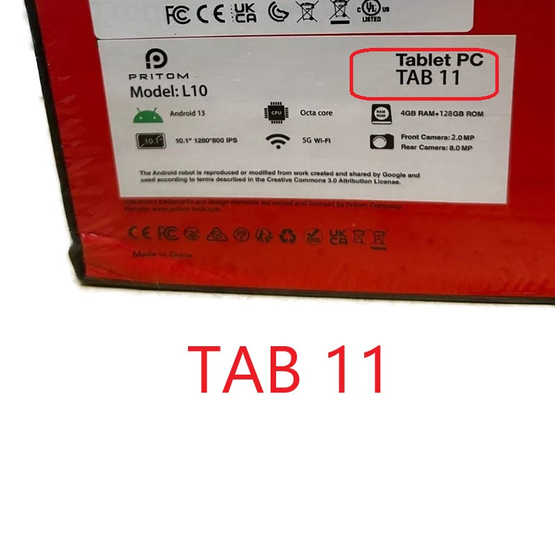 For Pritom Tronpad Tab11 Tablet 10.1 Inch Touch Screen Panel Digitizer