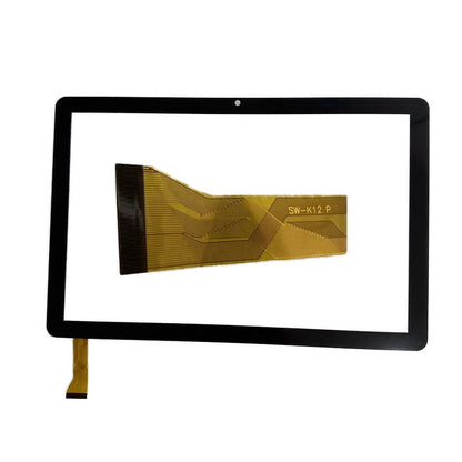 Front view of 10.1 inch replacement touch screen digitizer glass for SW-K12 P
