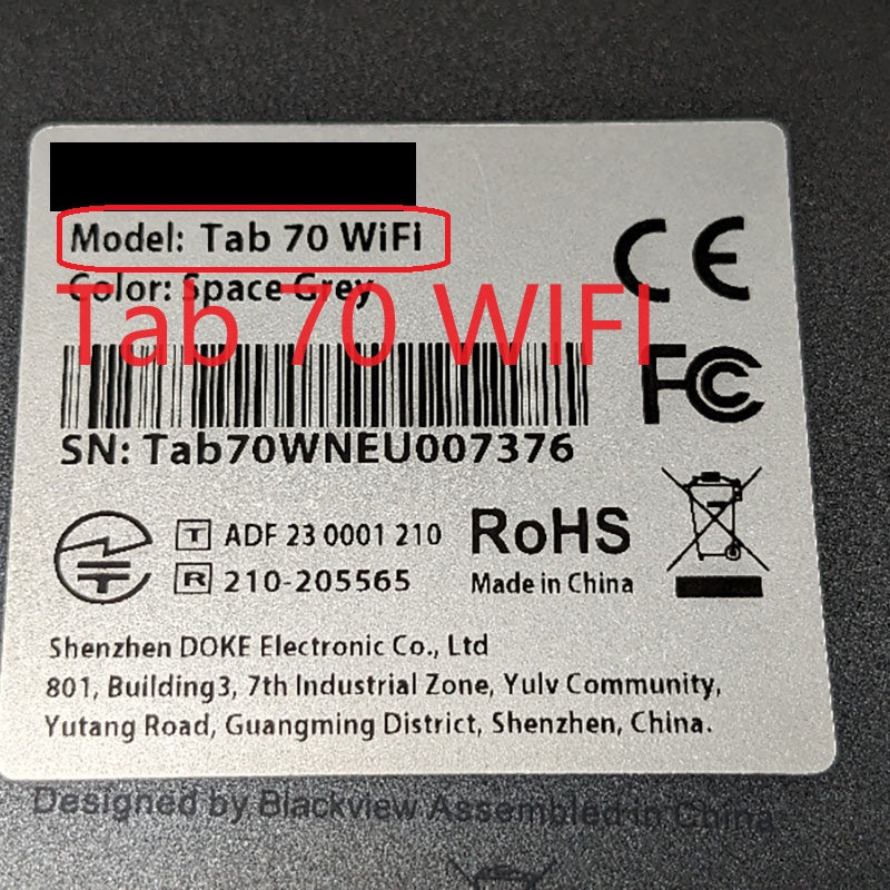 For Blackview Tab 70 WIFI Tablet 10.1 Inch Touch Screen Panel