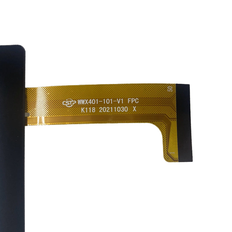 WWX401-101-V1 touch panel flex cable ribbon connector detail