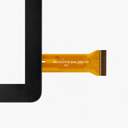 XC-GG1010-646-FPC-A0 cable markings and ribbon connector detail