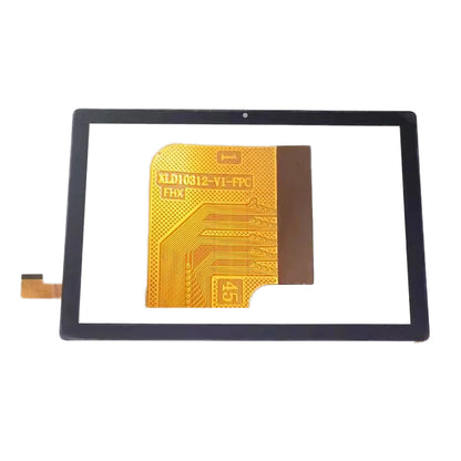 Front view of 10.1" touch screen digitizer XLD10312-V1-FPC