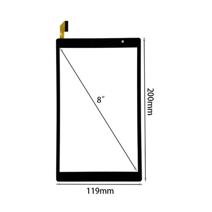 For Pritom TronPad L8 Tablet 8 Inch Touch Screen Panel Digitizer Glass Replacement