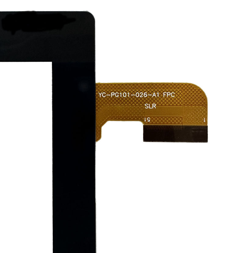 Close-up view of the internal flex cable showing YC-PG101-026-A1 FPC printed text to verify pin configuration and version