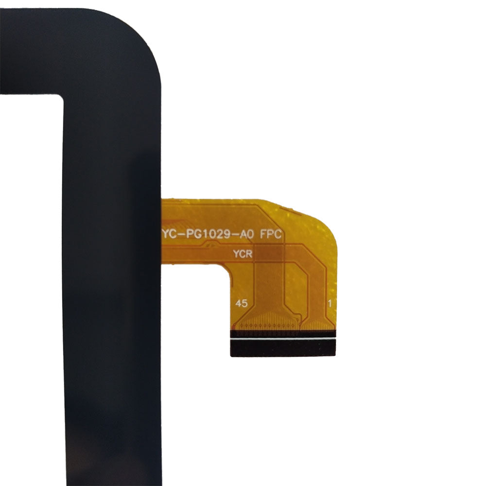 YC-PG1029-A0 FPC cable markings and ribbon connector detail