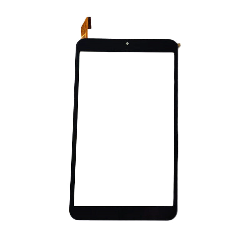 Front view of 8" touch screen digitizer YJ1351GG080A2J1-FPC-V0