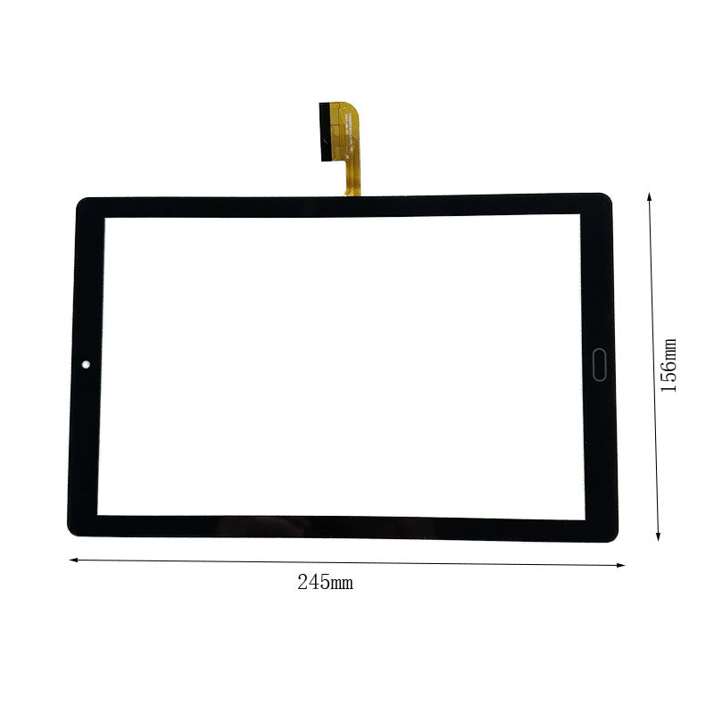 Front view of 10.1 inch replacement touch screen digitizer glass for YJ1880PG101A2J1-FPC-V0 tablet