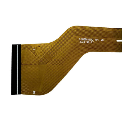 YJ1889G101A2-FPC-V0 cable markings and ribbon connector detail