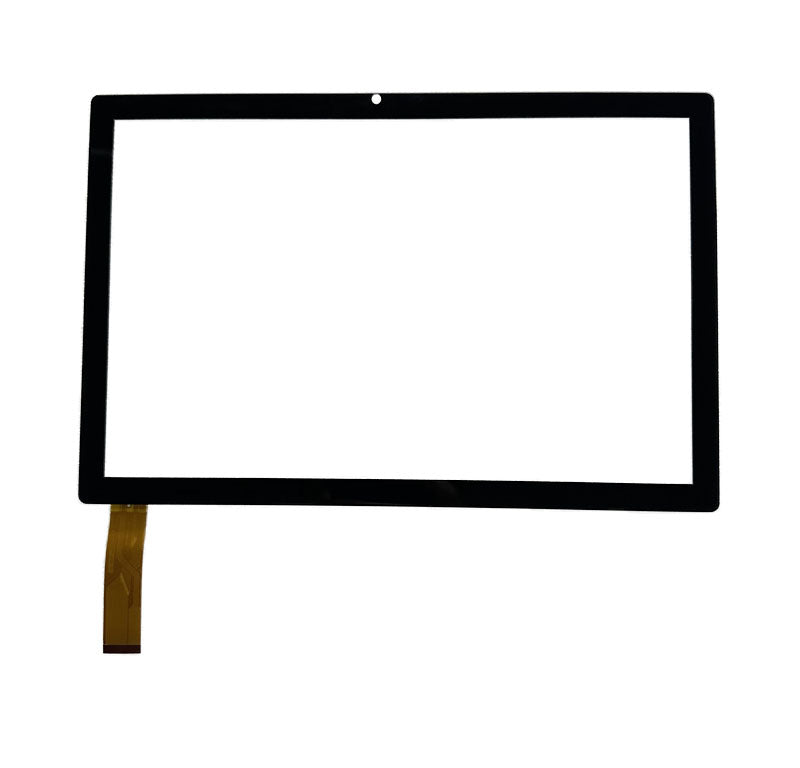 Front view of 10.1 inch replacement touch screen digitizer glass for YZS-0891-GG101-BV0 tablet