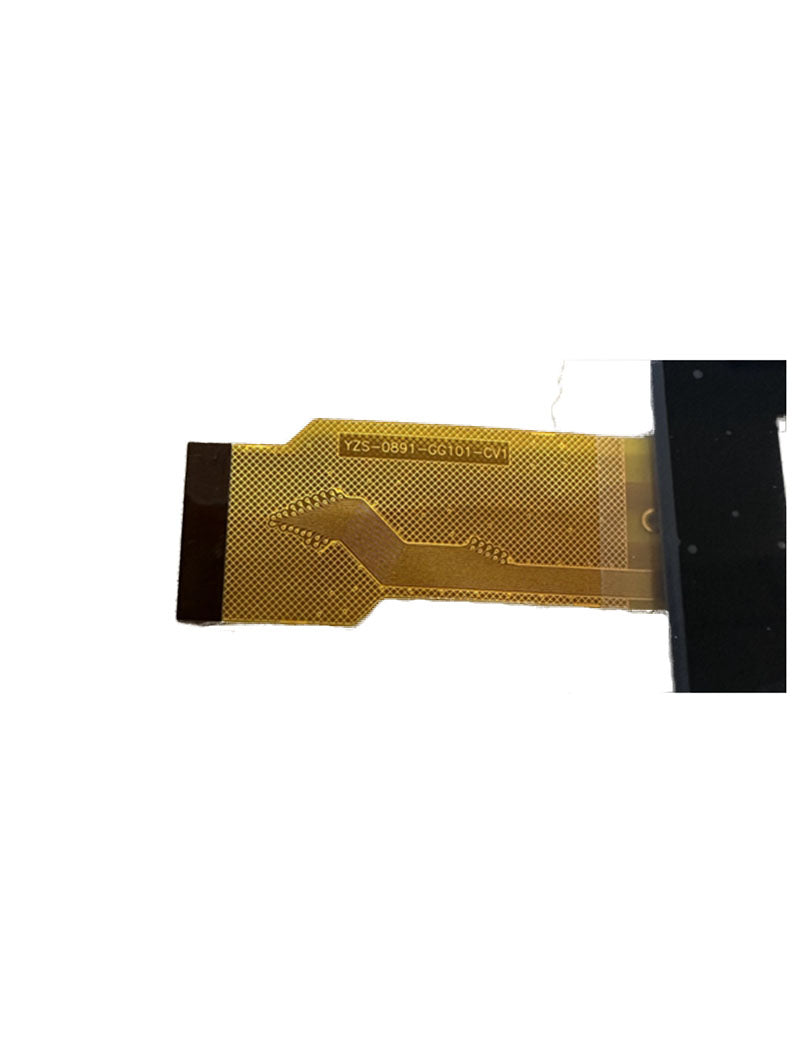 Close-up view of the internal flex cable showing YZS-0891-GG101-CV1 printed text to verify pin configuration and version