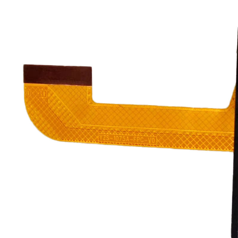 YZS-1075A-FPC-V0 tablet touch screen cable and ribbon connector detail