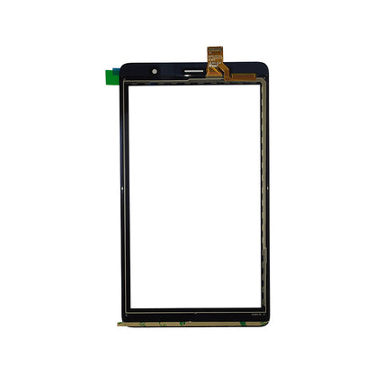 ear side of the touch screen digitizer for Alcatel 1T 7 9013A showing cable orientation