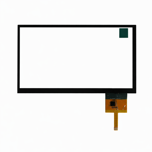 Front view of replacement touch screen digitizer for Allen & Heath SQ-5