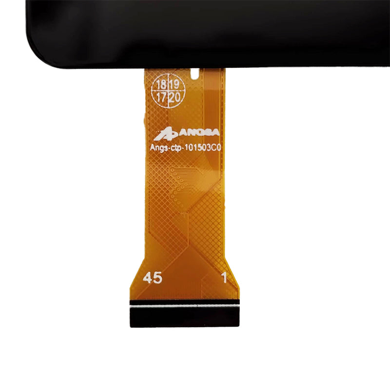 Angs-ctp-101503C0 touch panel flex cable ribbon connector detail