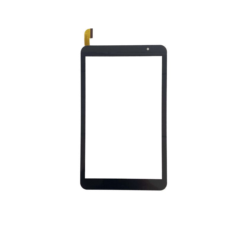 Front view of 8 inch replacement touch screen digitizer glass for ANGS-CTP-801727