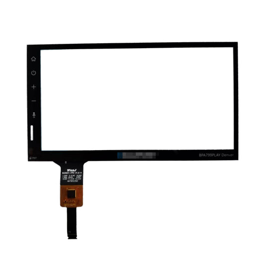 Front view of 6.8" car stereo touch screen digitizer for Blaupunkt BPA799PLAY Denver