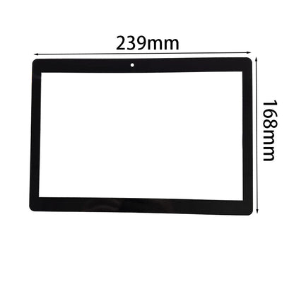 Front view of 10.1 inch replacement touch screen digitizer glass for Contixo K102 tablet