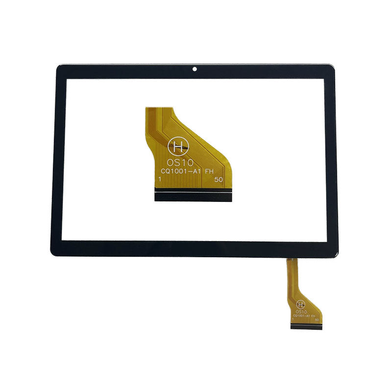Front view of 10.1 inch replacement touch screen digitizer glass for CQ1001-A1 tablet