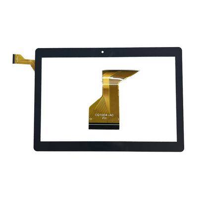 Front view of 10.1 inch replacement touch screen digitizer glass for CQ1004-A0 tablet