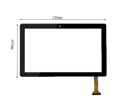 Front view of 10.1" touch screen digitizer for CX003D-FPC-002