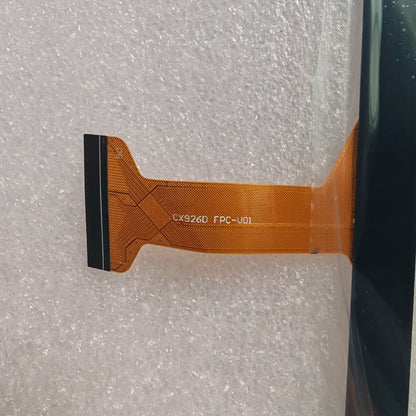 Close-up view of the internal flex cable showing the CX926D FPC-V01 code to verify connector pins and hardware version