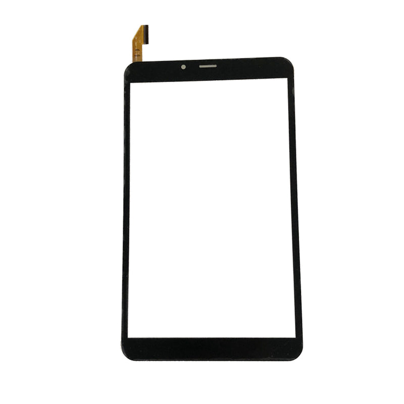 Front view of 8 inch replacement touch screen digitizer glass for DEXP Ursus B38 tablet