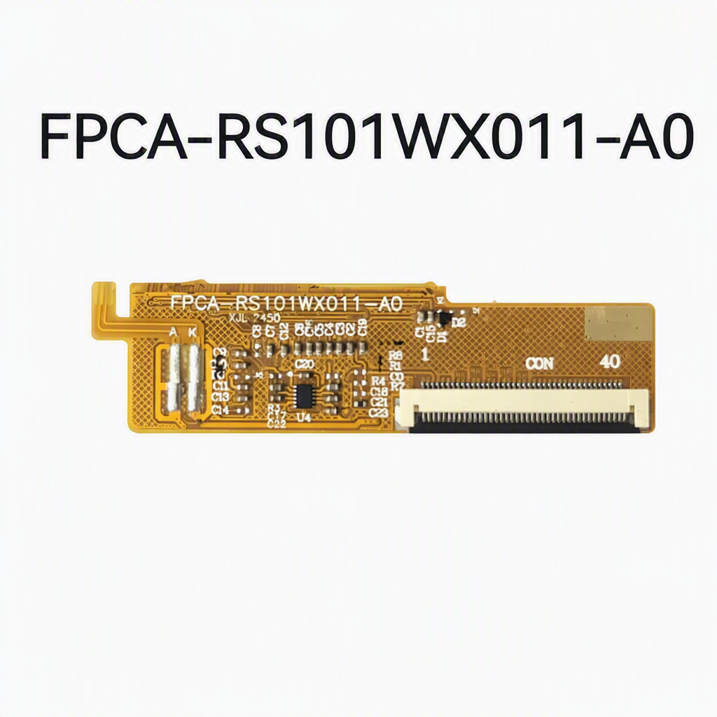 Display FOG flex cable code close up FPCA-RS101WX011-A0