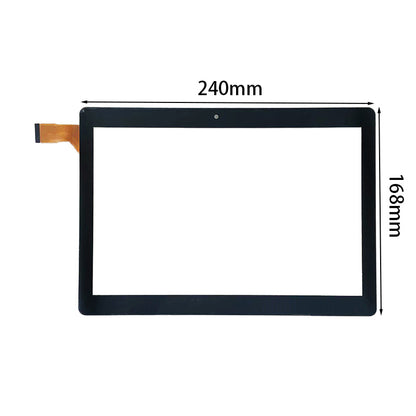 Front view of 10.1" touch screen digitizer for FIVAHIVA FF1010