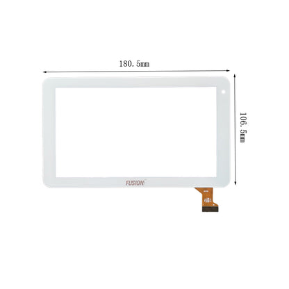 Front view of 7 inch replacement touch screen digitizer glass for FUSION5 KD095 Kids Tablet