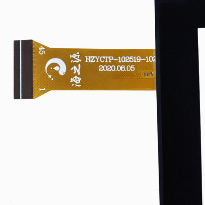 HZYCTP-102519-102458 touch panel flex cable and ribbon connector detail