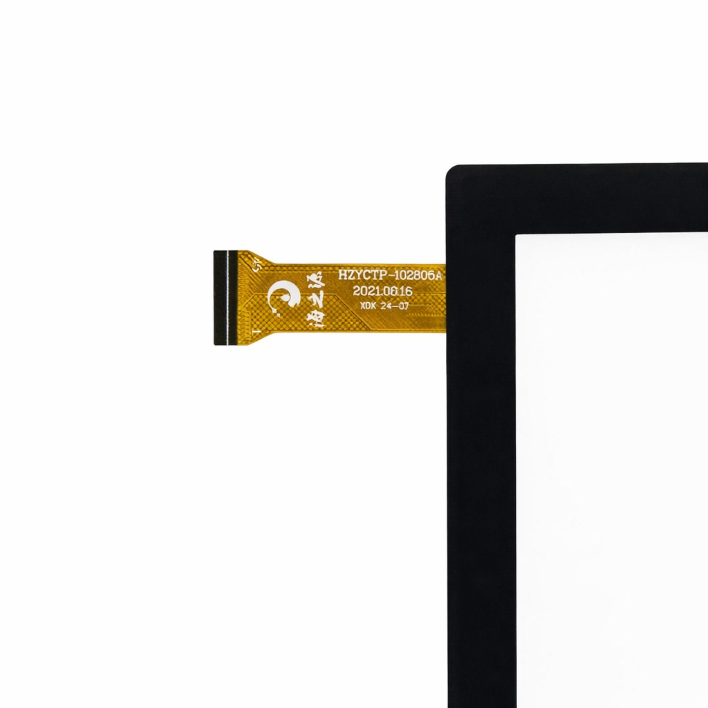 HZYCTP-102805A flex ribbon cable number and connector close up