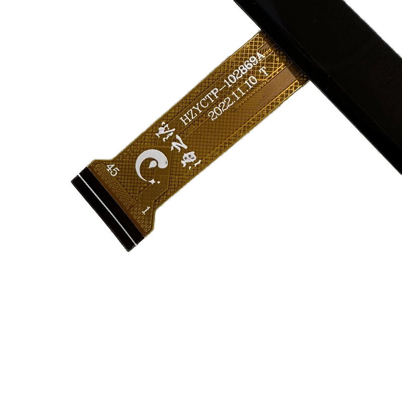 HZYCTP-102869A tablet touch screen cable and ribbon connector detail