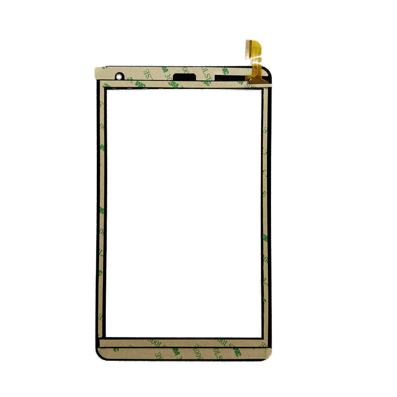 Rear side of the 8 inch touch screen digitizer for Kingvina 837-4G-45PIN showing ribbon cable layout
