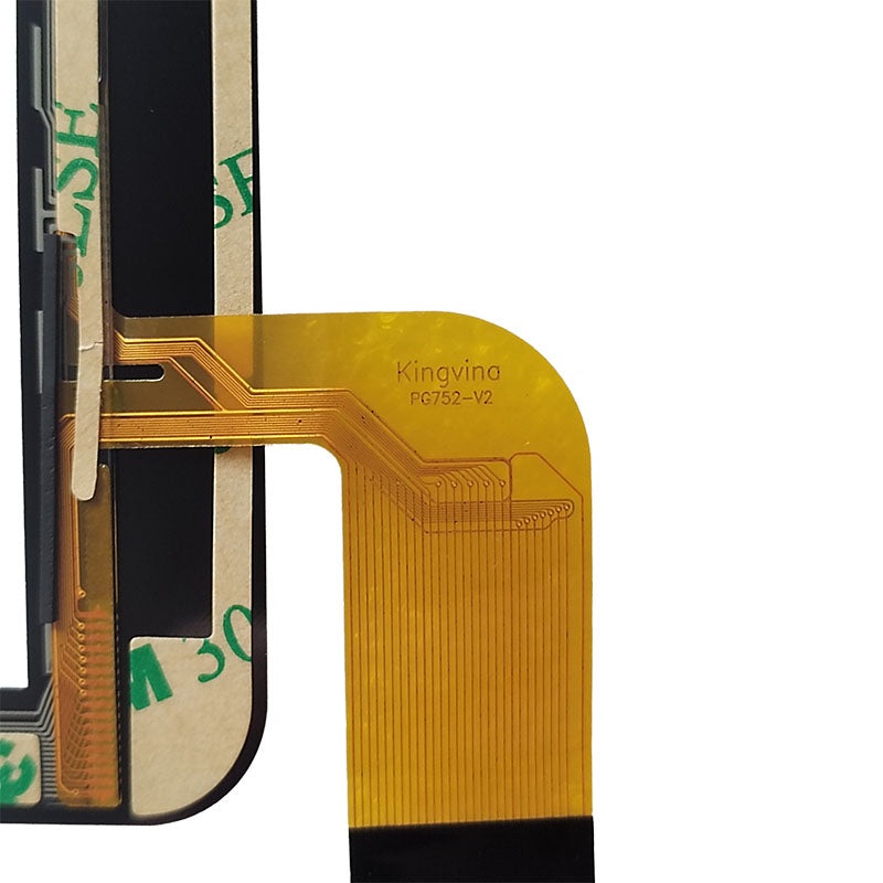 kingvina PG752-V2 flex ribbon cable number and connector close up