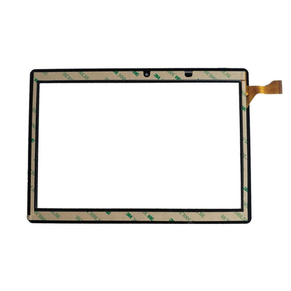 Rear side of the 10.1 inch touch screen digitizer for Logicom Logikids 11/11p showing cable orientation